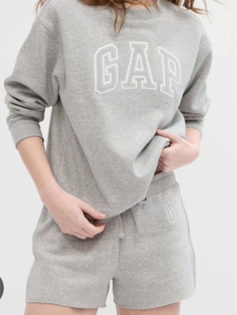 GAP Women’s Gray Fleece Lounge Shorts